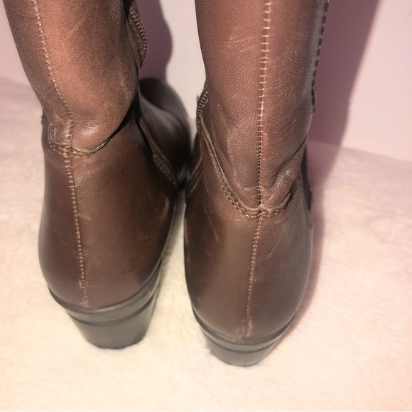 Genuine Leather Brown Knee High Boots 👢 size 09 - Picture 4 of 11